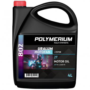Масло POLYMERIUM Motofan 802 2T Uralum 4L